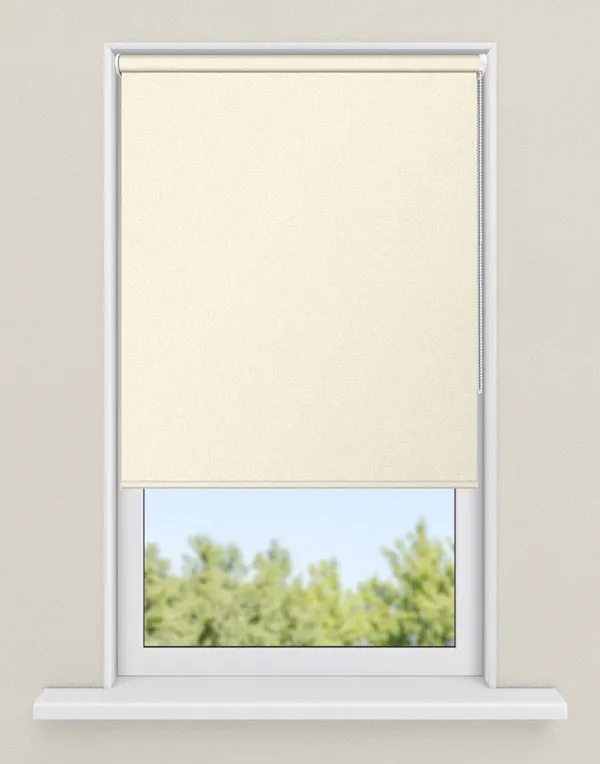 rolgordijnen creme - kleur Albast, ondoorzichtig