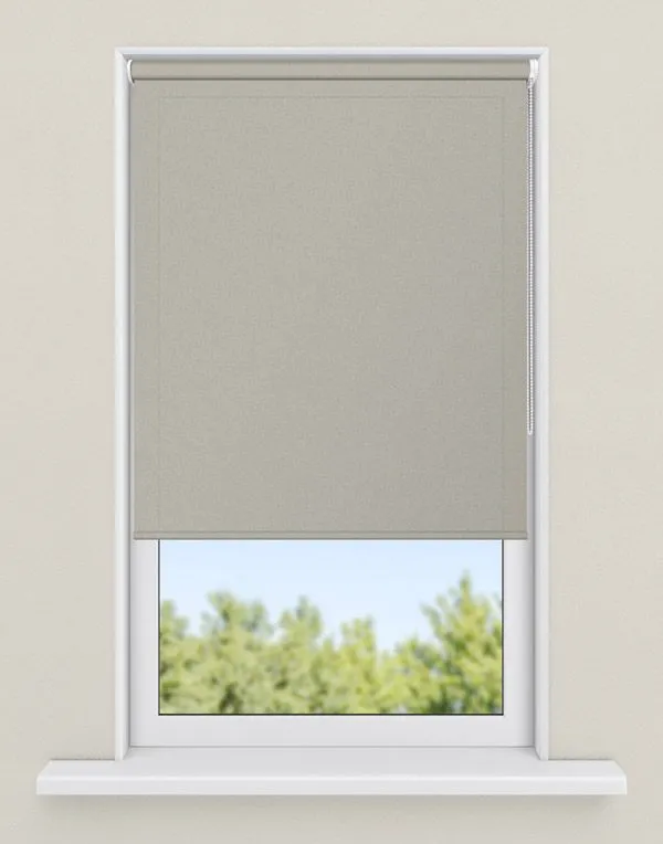 rolgordijnen natuurtint - kleur Tin bruin, half-transparant