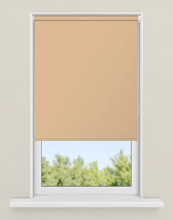 rolgordijnen natuurtint - kleur Camel, ondoorzichtig