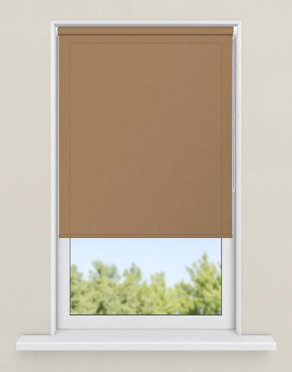 rolgordijnen natuurtint - kleur Canvas, transparant