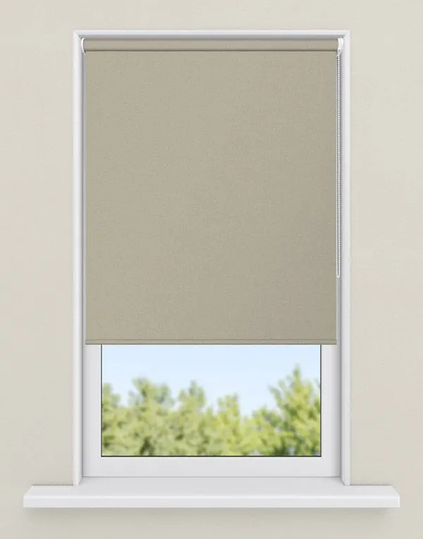 rolgordijnen natuurtint - kleur Khaki, verduisterend