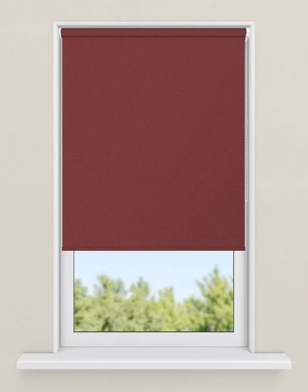 rolgordijnen rood - kleur Merlot, transparant