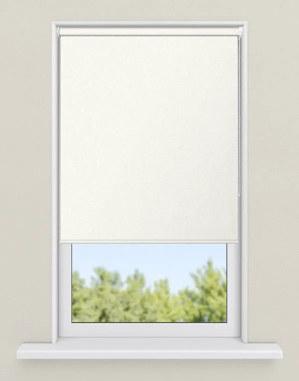 rolgordijnen creme - kleur Snow, ondoorzichtig
