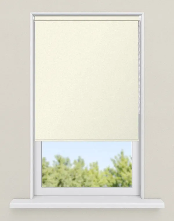 rolgordijnen creme - kleur Simple cream, ondoorzichtig