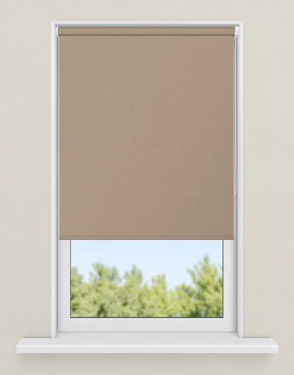 rolgordijnen natuurtint - kleur Melkchocolade, ondoorzichtig