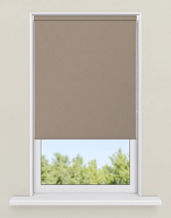 rolgordijnen natuurtint - kleur Lichte chocolade, ondoorzichtig