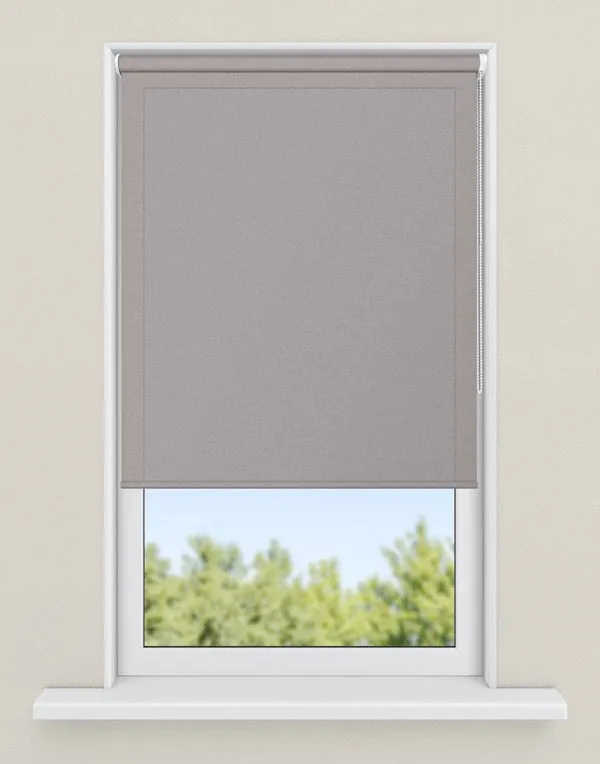 rolgordijnen natuurtint - kleur Fossiel bruin, transparant