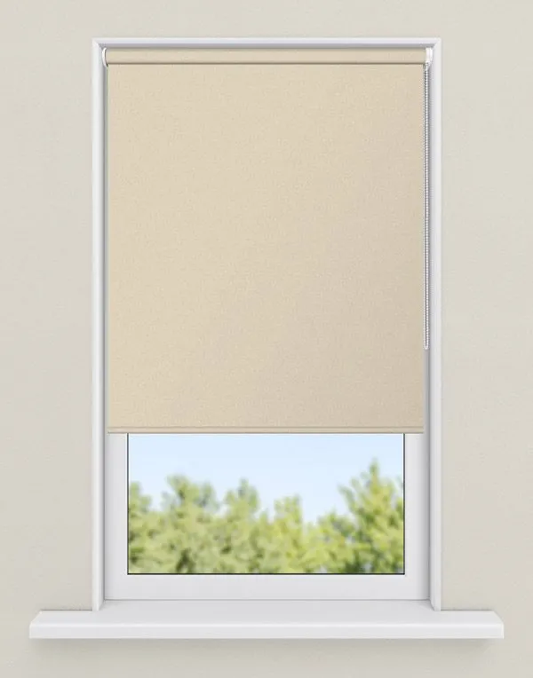 rolgordijnen natuurtint - kleur Linnen bruin, ondoorzichtig