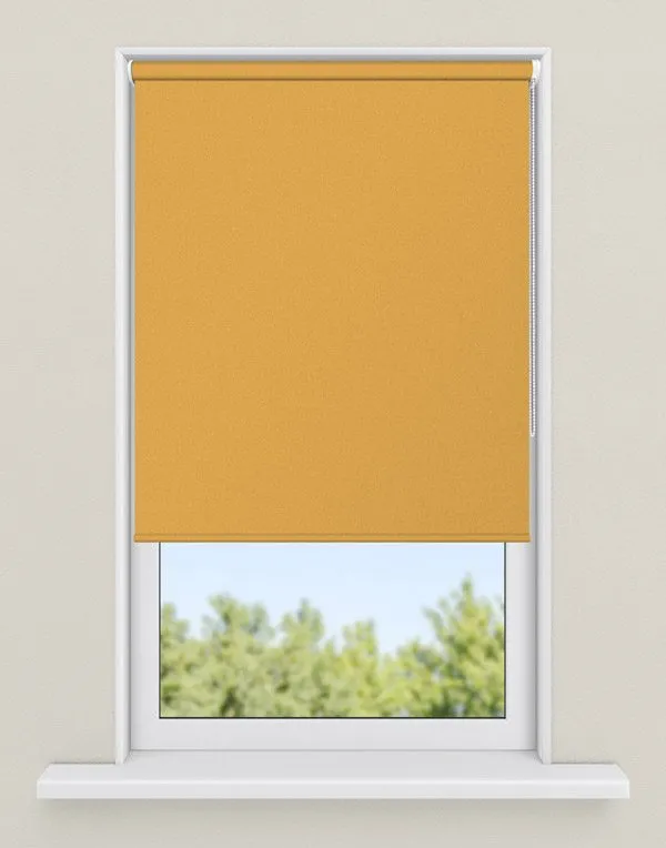 rolgordijnen oranje - kleur Goudsbloem, ondoorzichtig
