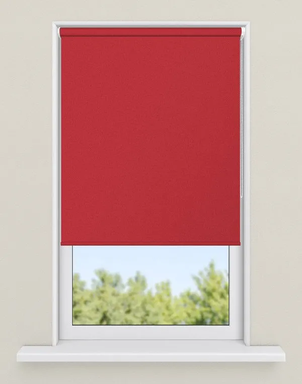 rolgordijnen rood - kleur Donkerrood, ondoorzichtig