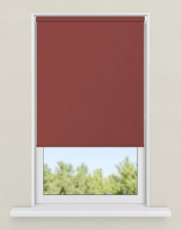 rolgordijnen rood - kleur Licht mahoniehout, verduisterend