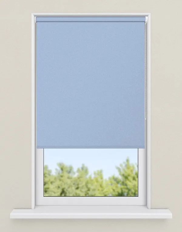 rolgordijnen blauw - kleur Luchtblauw, ondoorzichtig