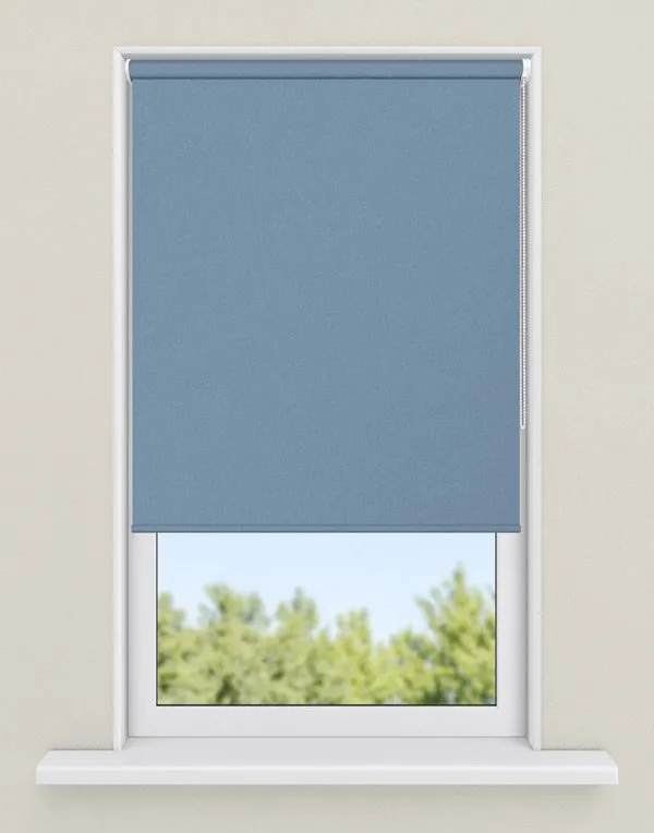 rolgordijnen blauw - kleur Lichte saffier, ondoorzichtig