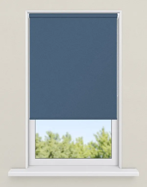 rolgordijnen blauw - kleur Indigo, verduisterend