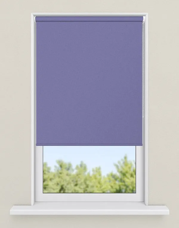 rolgordijnen paars - kleur Blauw lila, ondoorzichtig