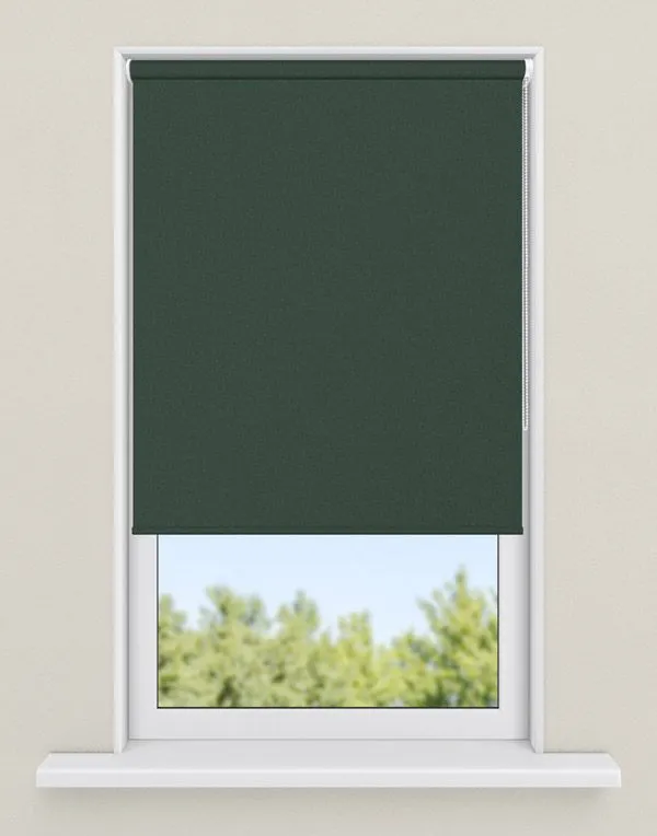 rolgordijnen groen - kleur Forest green, ondoorzichtig