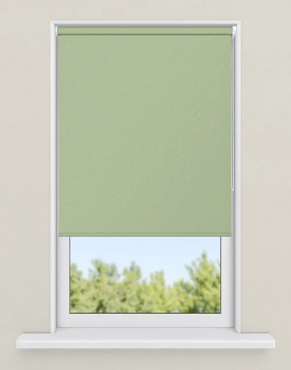 rolgordijnen groen - kleur Salie groen, verduisterend