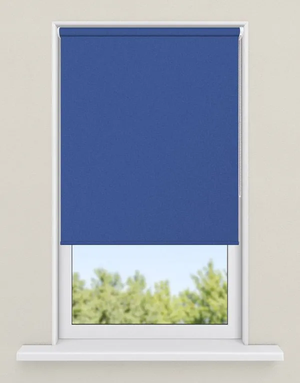 rolgordijnen blauw - kleur Lapis lazuli, ondoorzichtig